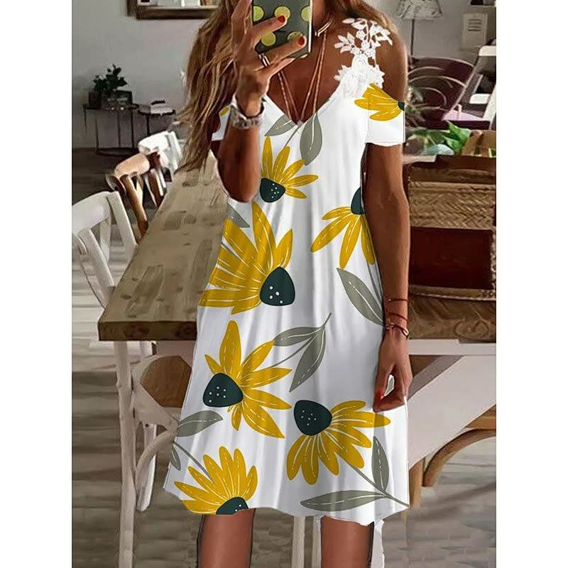 BLOOMIA – Flower Dress met Elegant Design | Luchtig, Zomers & Supervrouwelijk