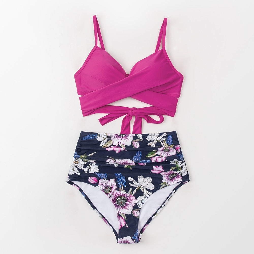 Solena High Waist Bikini – Comfortabel en Flatterend | Ideaal voor Strand of Zwembad