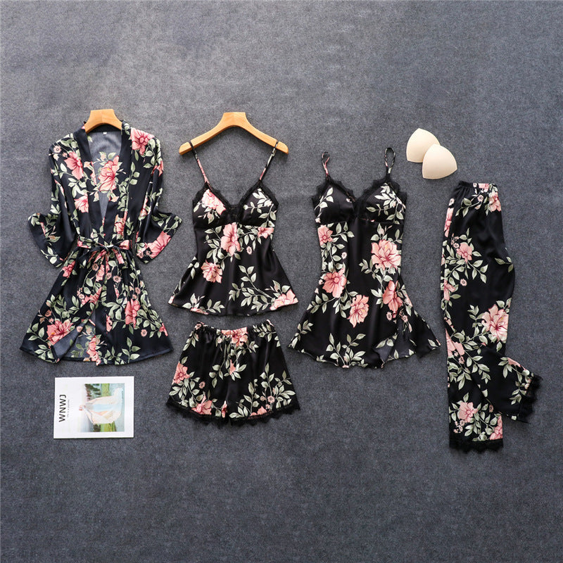 Sana Satijnen Pyjama Set Voor Dames | Luxe en Romantische Nachtmode voor Dames