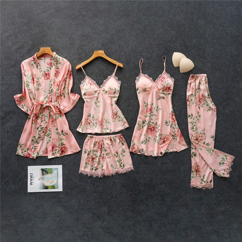 Sana Satijnen Pyjama Set Voor Dames | Luxe en Romantische Nachtmode voor Dames