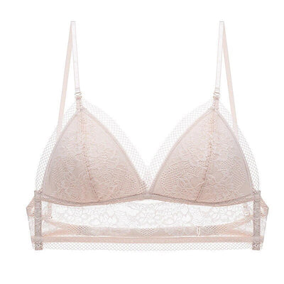 Mesh Kanten BH – Elegante Beha met Lage Rug en Transparante Details