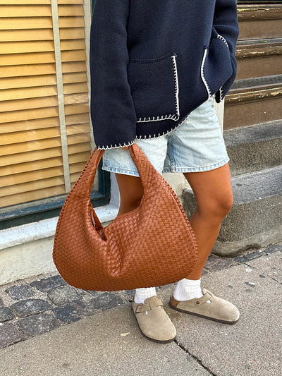 Jade | Sac à main tressé tendance pour femme – Le must-have de 2025
