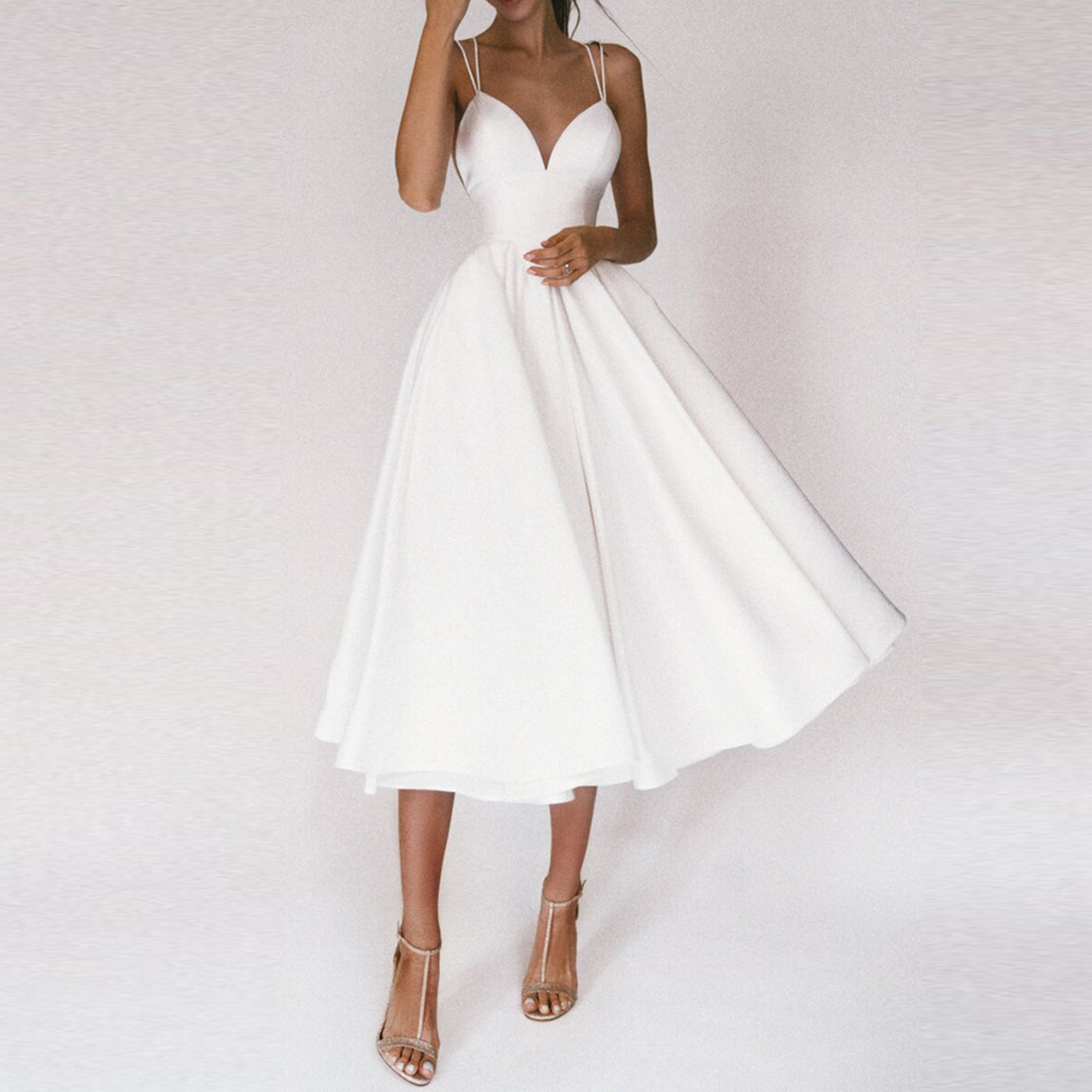 ELYSIA – Robe de soirée classique | Chic élégant, fluide et intemporel