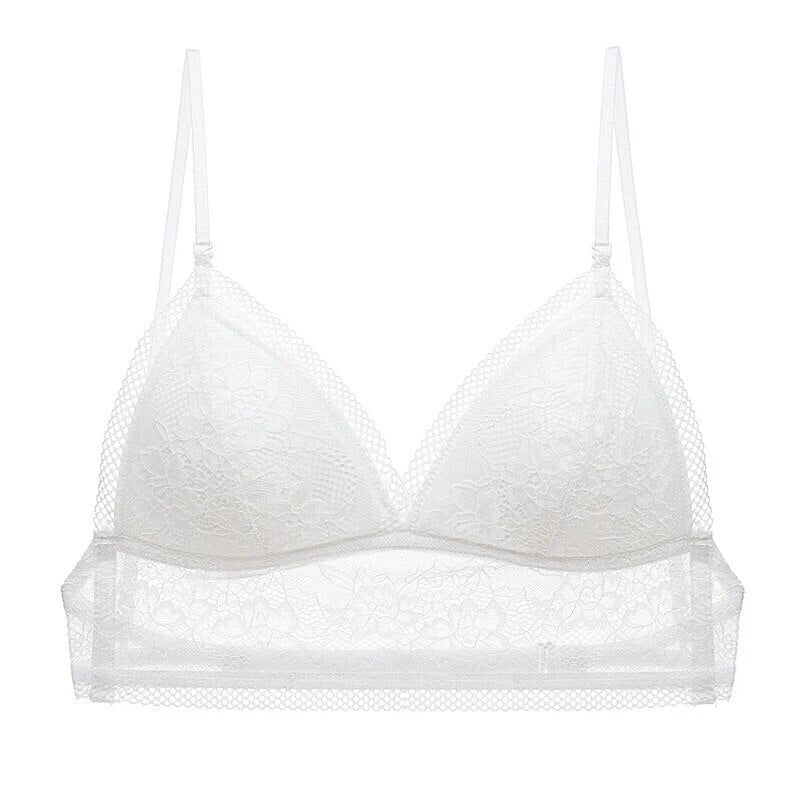 Mesh Kanten BH – Elegante Beha met Lage Rug en Transparante Details