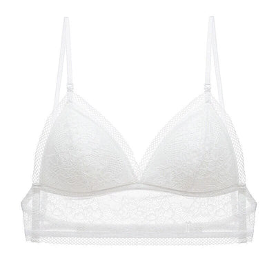 Mesh Kanten BH – Elegante Beha met Lage Rug en Transparante Details